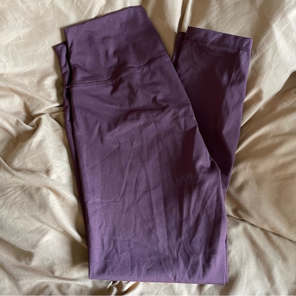 Women’s Yogalicious Lux 3/4 Ankle Purple-Brown Yoga Pants - Athleisure - Picture 2 of 7